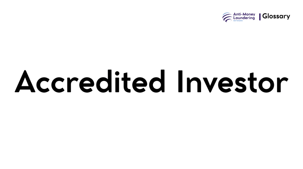 Accredited Investor