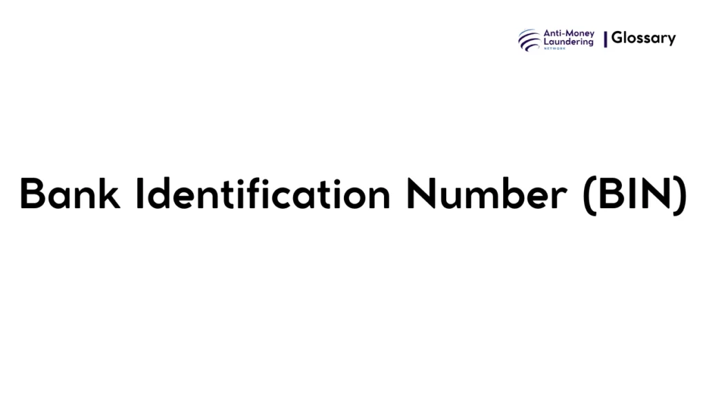 Bank Identification Number (BIN)