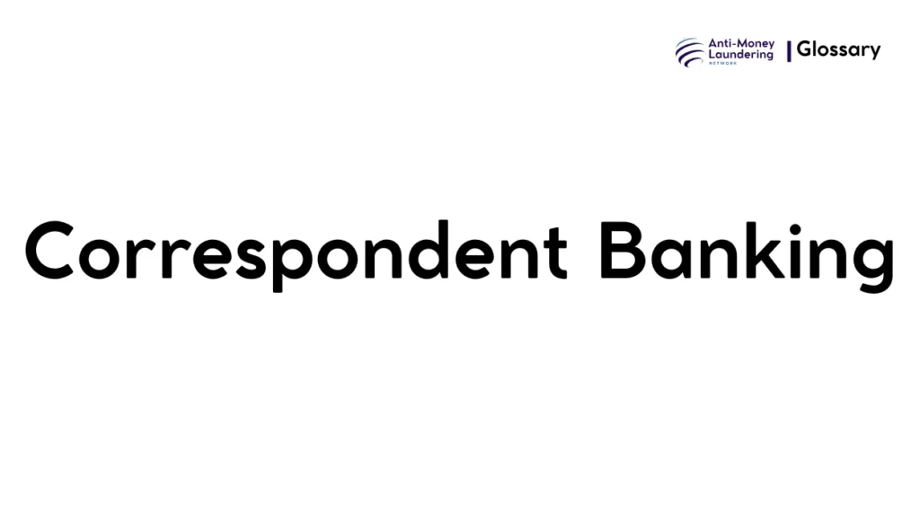 Correspondent Banking