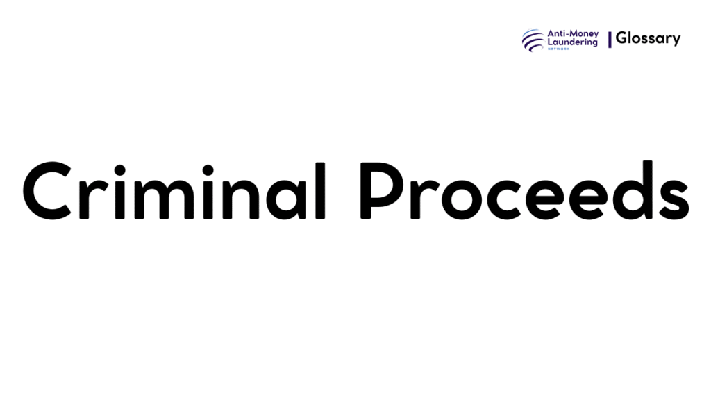 Criminal Proceeds