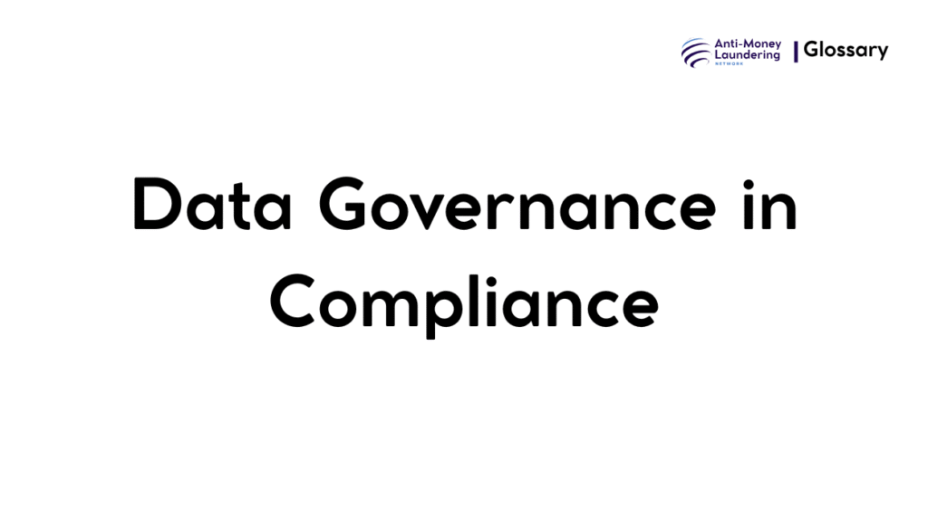 Data Governance in Compliance
