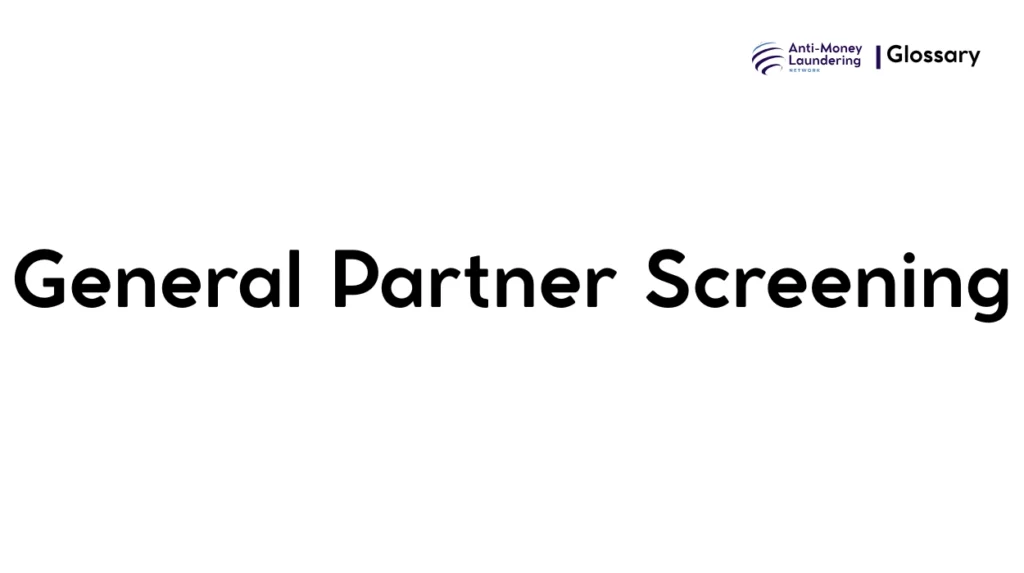 General Partner Screening