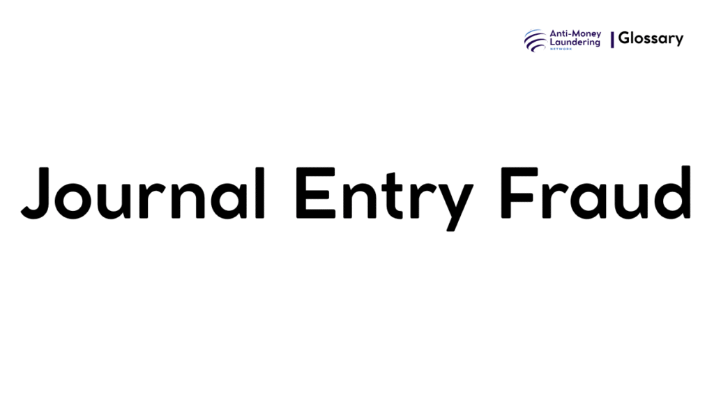 Journal Entry Fraud