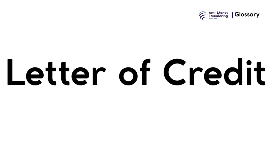 Letter of Credit