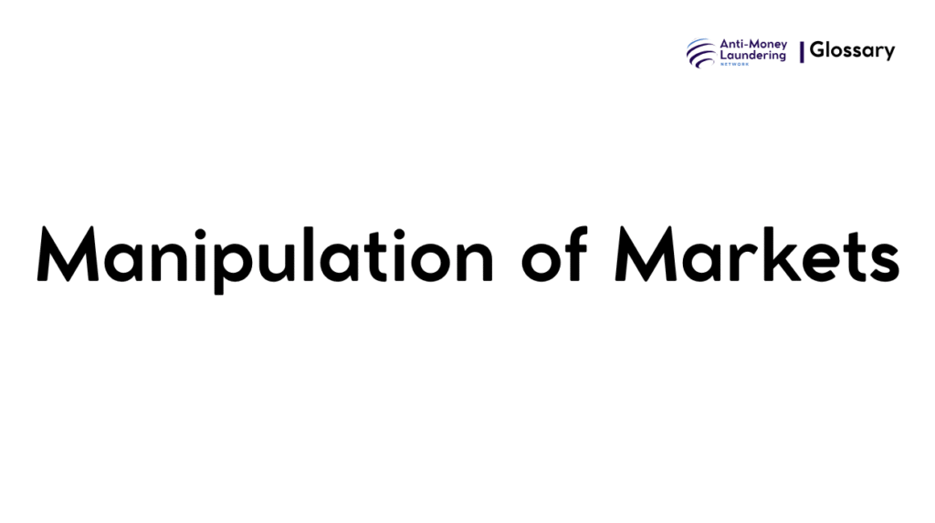 Manipulation of Markets