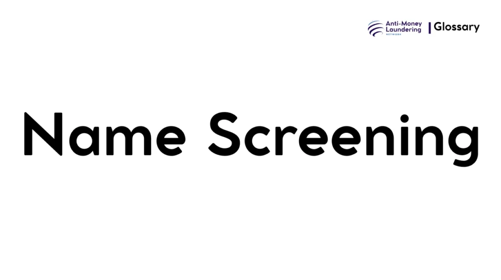 Name Screening