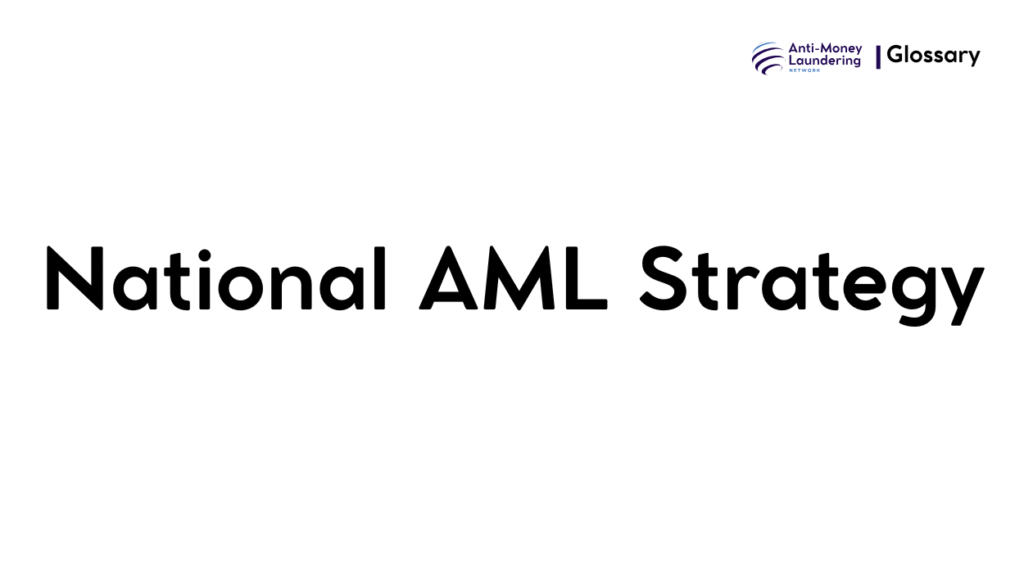 National AML Strategy