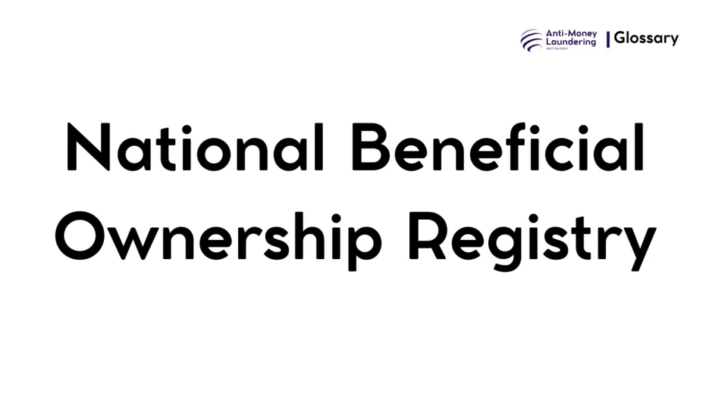 National Beneficial Ownership Registry