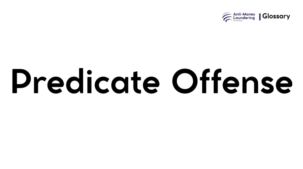 Predicate Offense