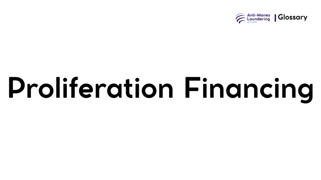 Proliferation Financing