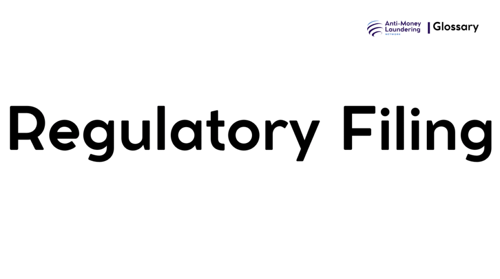 Regulatory Filing