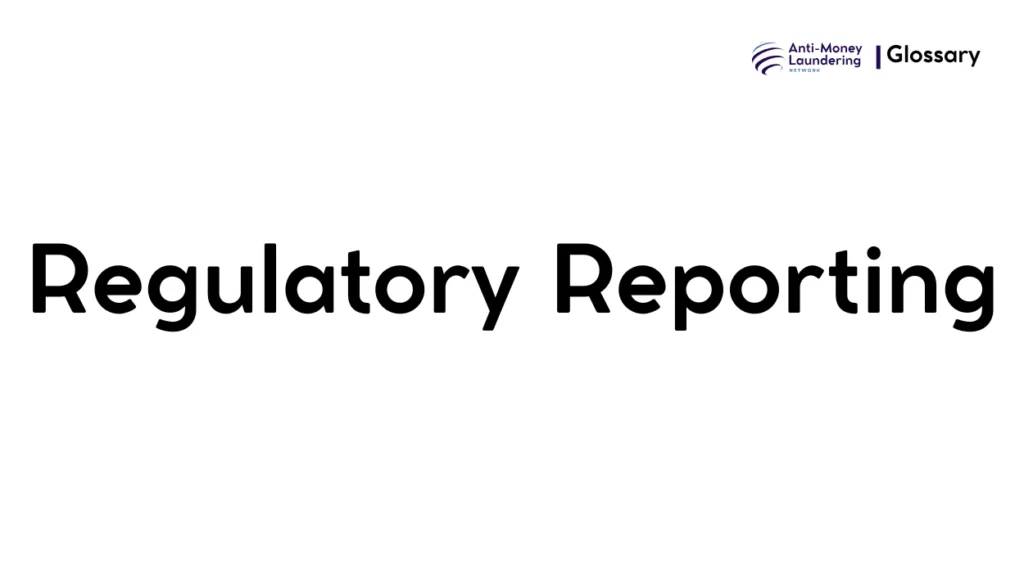 Regulatory Reporting
