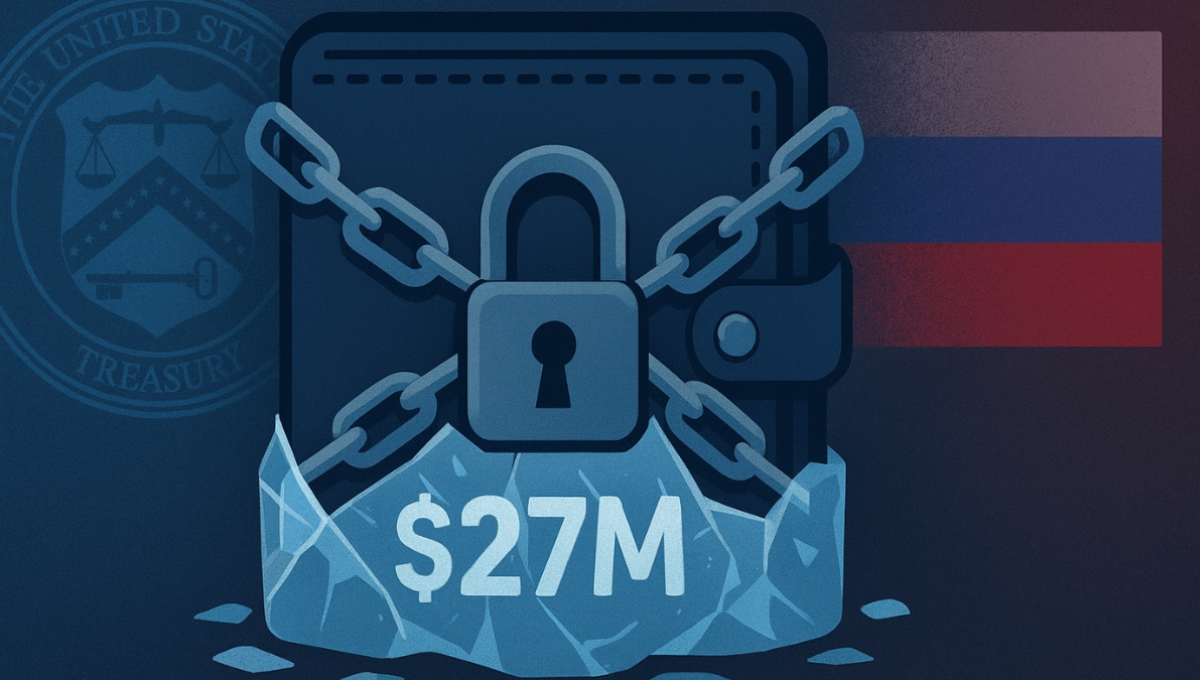 U.S. Sanctions Russian Crypto Platforms Garantex, Grinex; $27 Million Assets Frozen