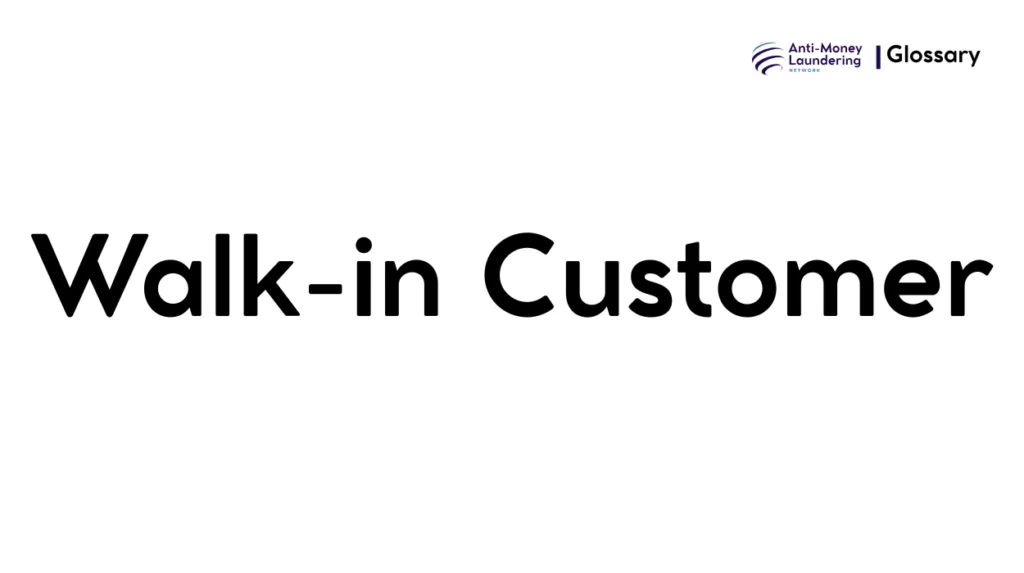Walk-in Customer