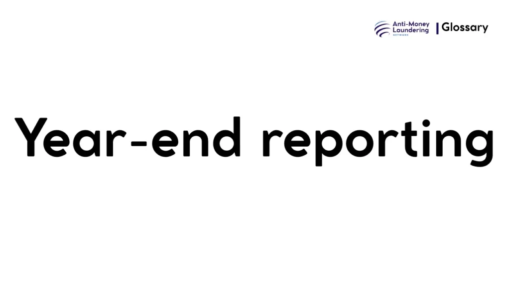 Year-end reporting