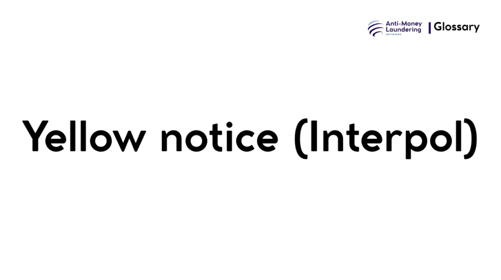 Yellow notice (Interpol)