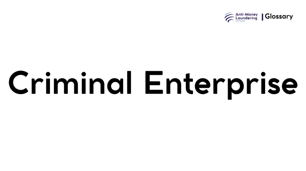Criminal Enterprise