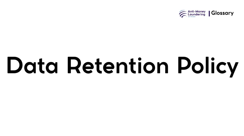 Data Retention Policy