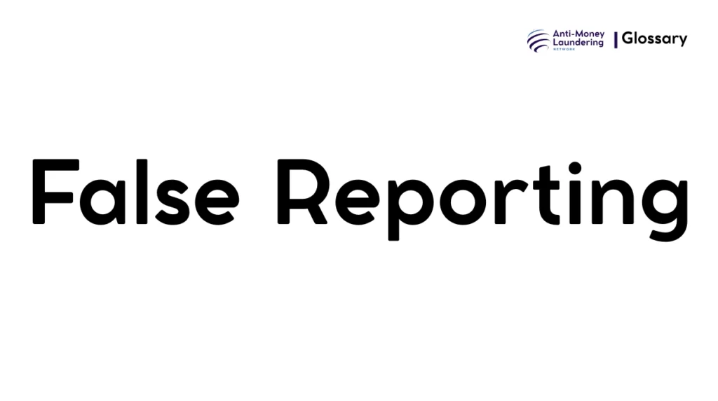False Reporting
