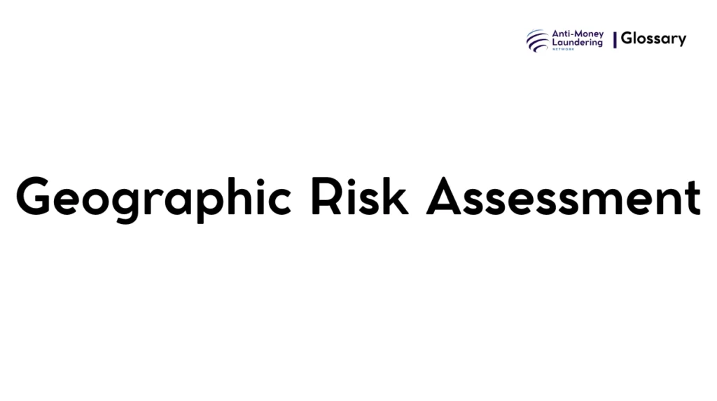 Geographic Risk Assessment