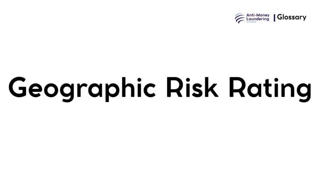 Geographic Risk Rating