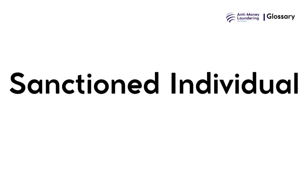 Sanctioned Individual