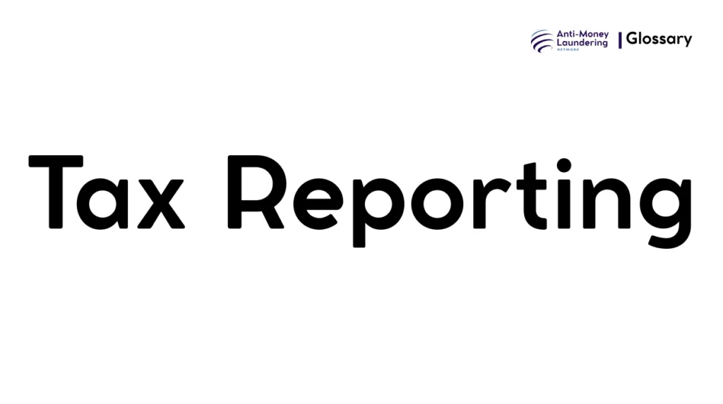 Tax Reporting