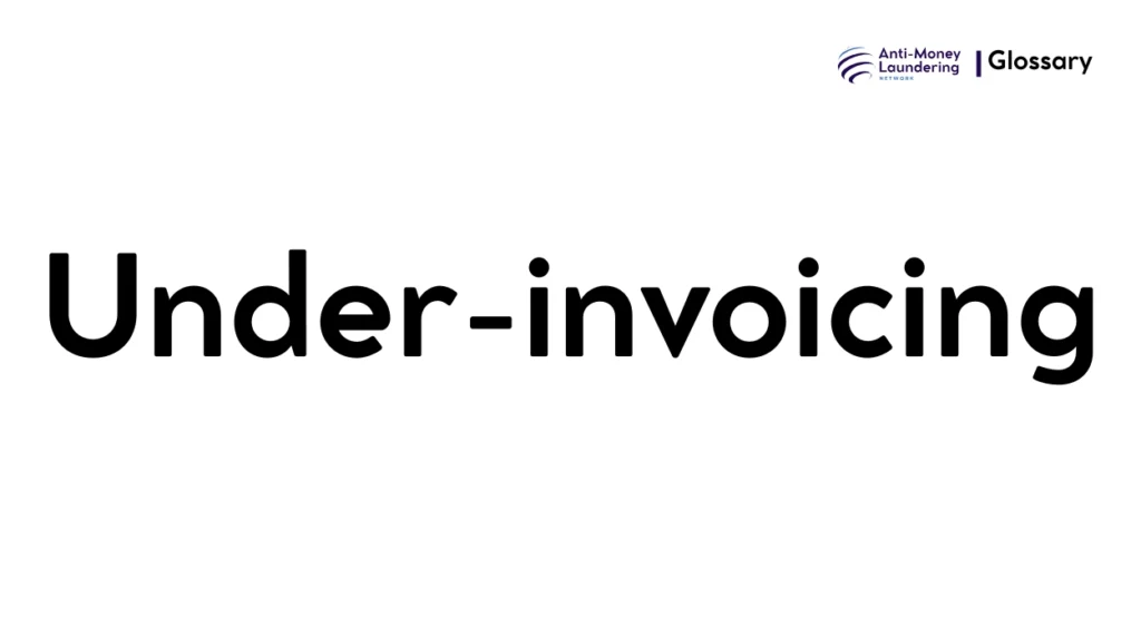 Under-invoicing