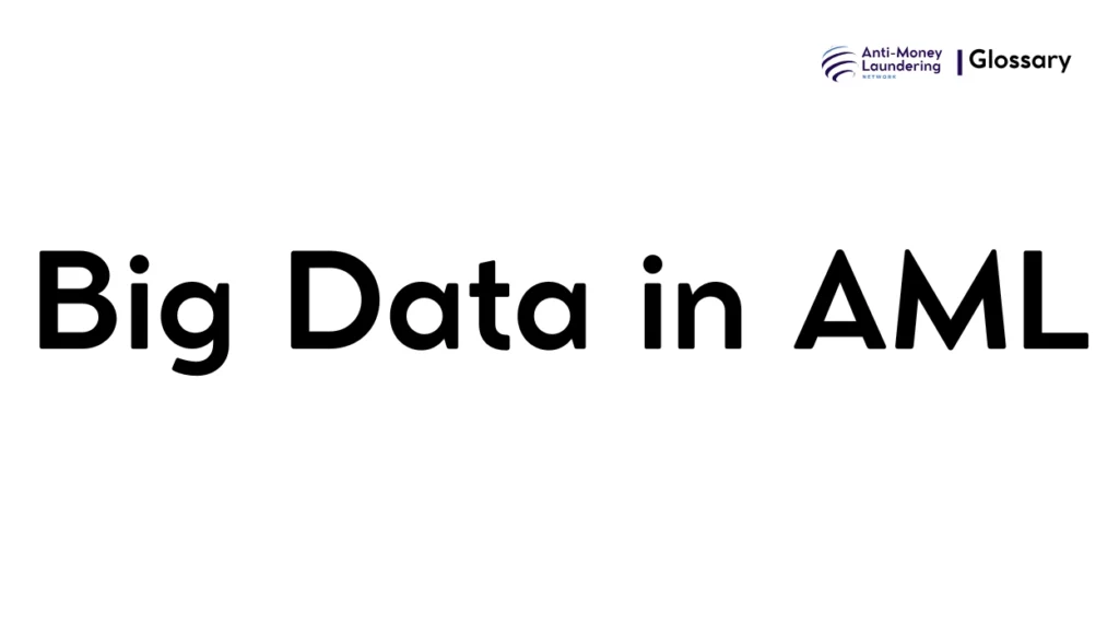 Big Data in AML