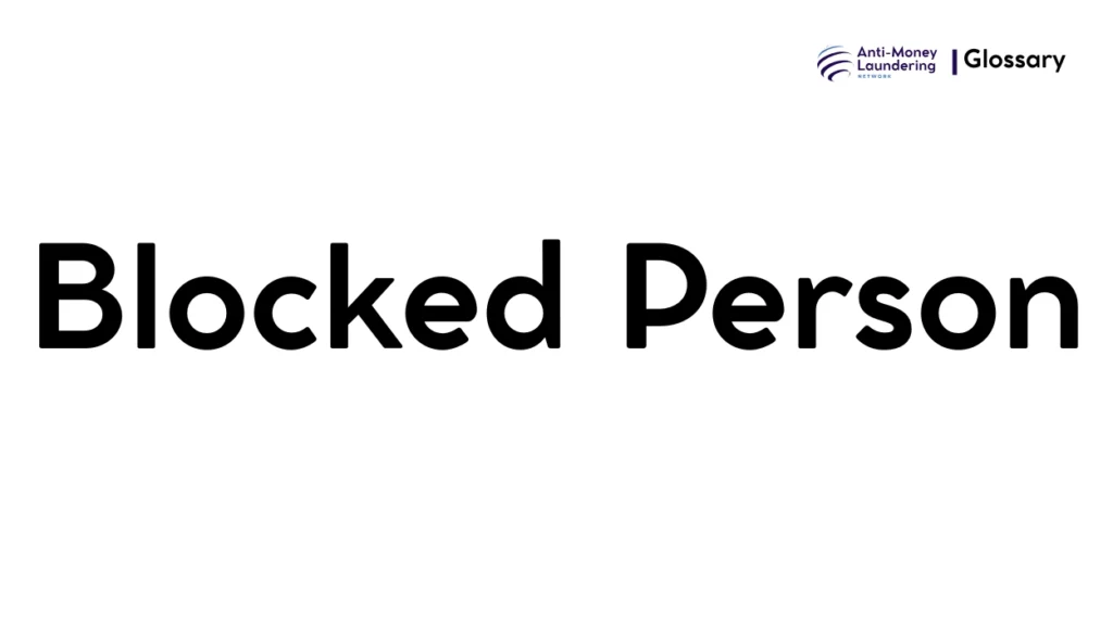 Blocked Person