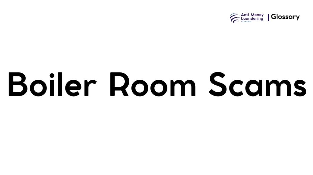 Boiler Room Scams