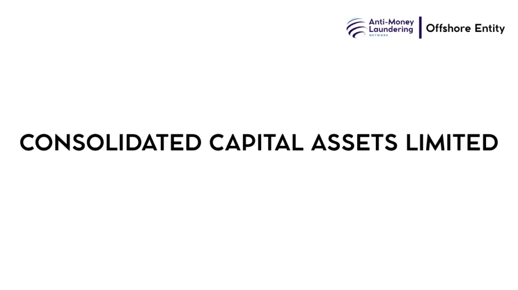 CONSOLIDATED CAPITAL ASSETS LIMITED