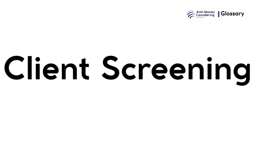 Client Screening