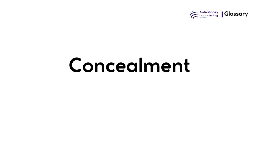 Concealment