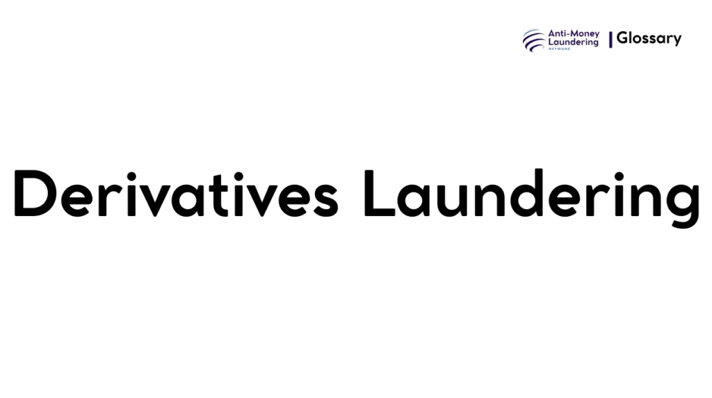 Derivatives Laundering