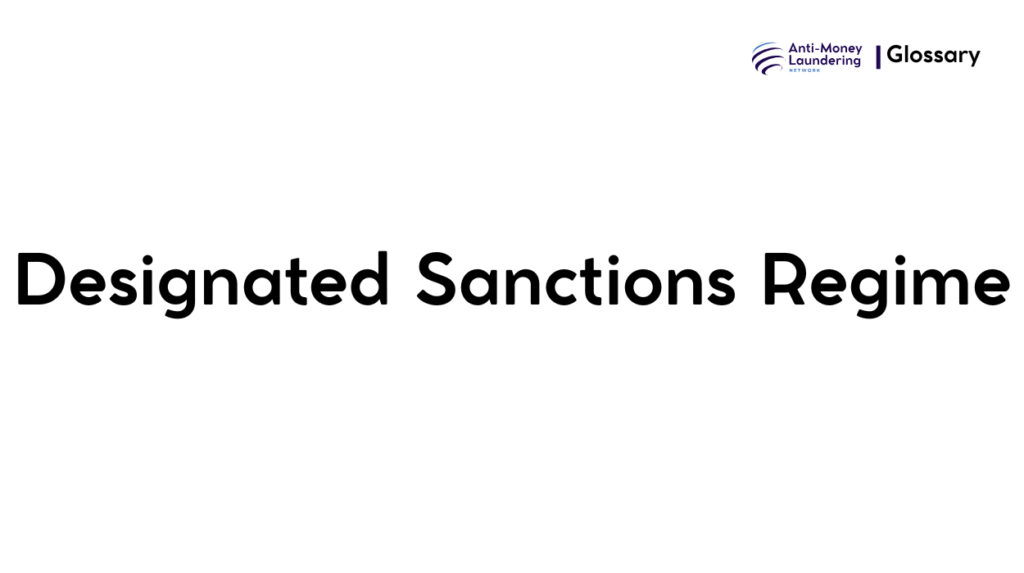 Designated Sanctions Regime
