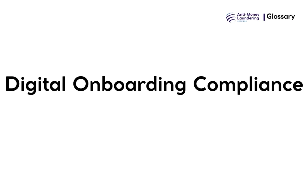 Digital Onboarding Compliance