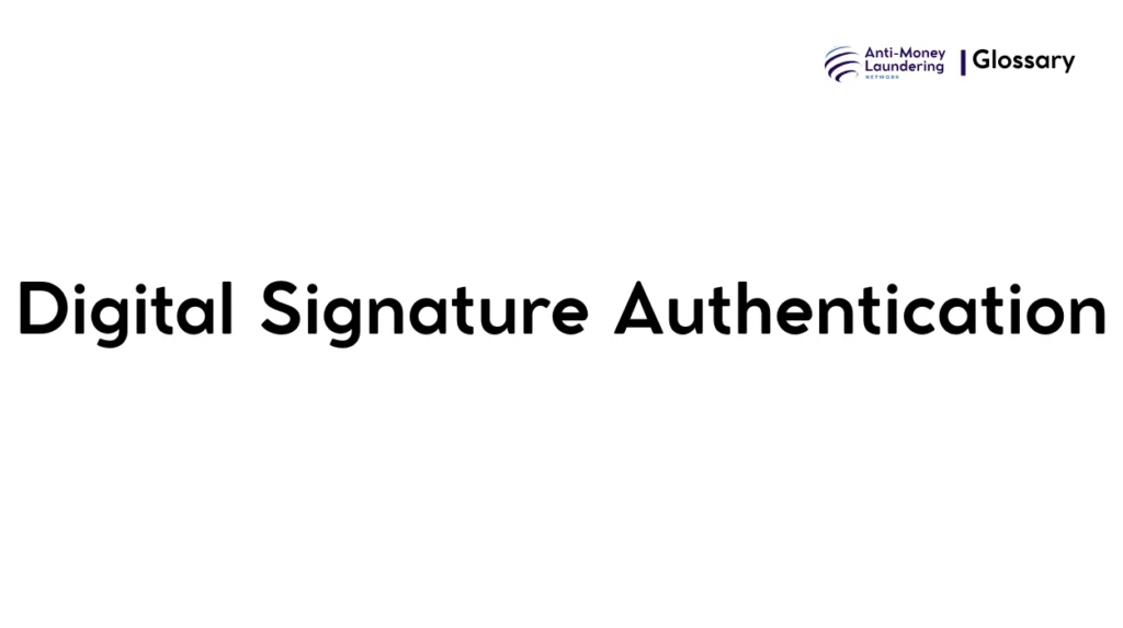 Digital Signature Authentication