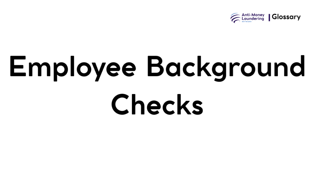 Employee Background Checks