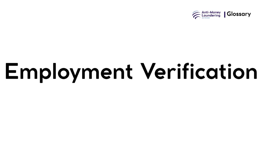 Employment Verification