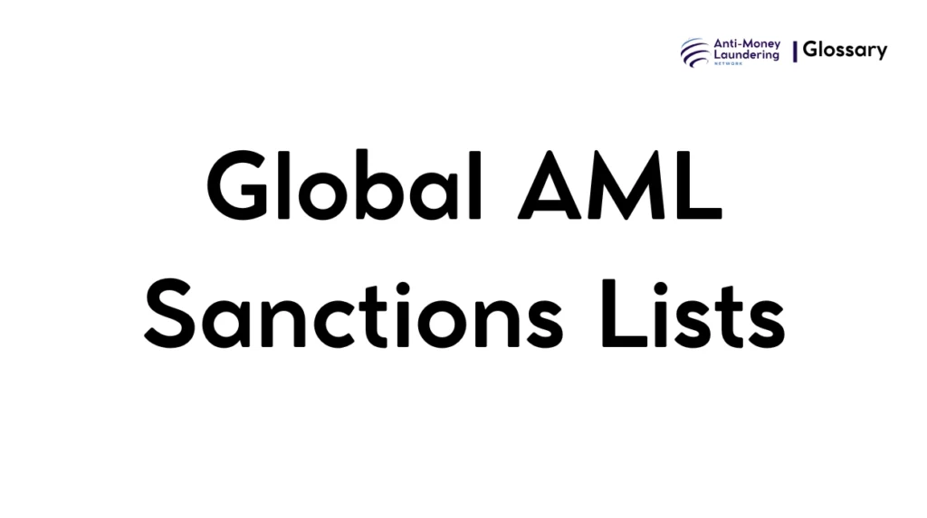 Global AML Sanctions Lists