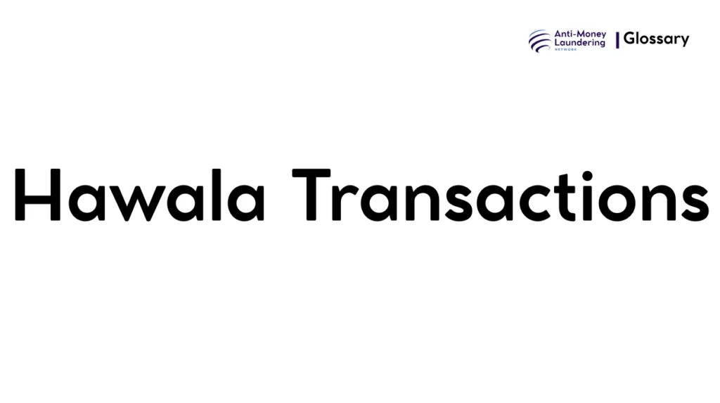 Hawala Transactions
