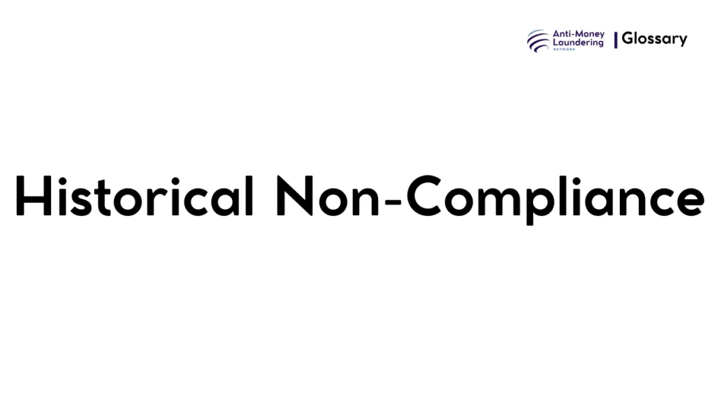Historical Non-Compliance