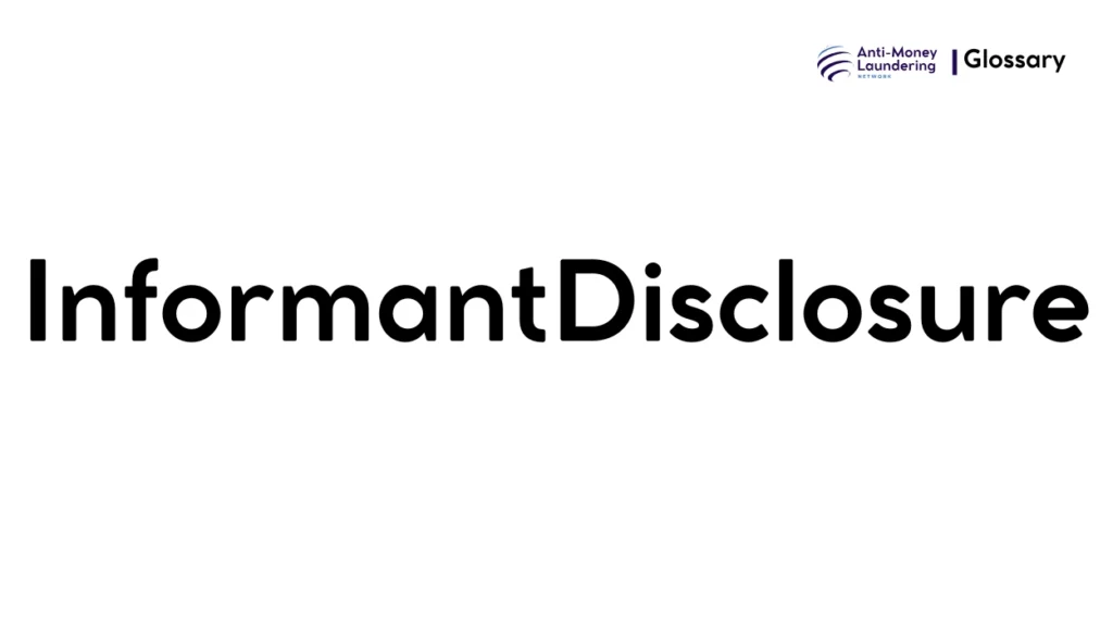 InformantDisclosure