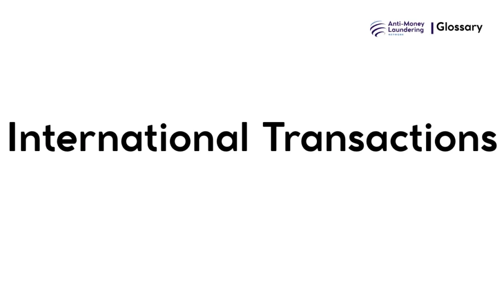 International Transactions