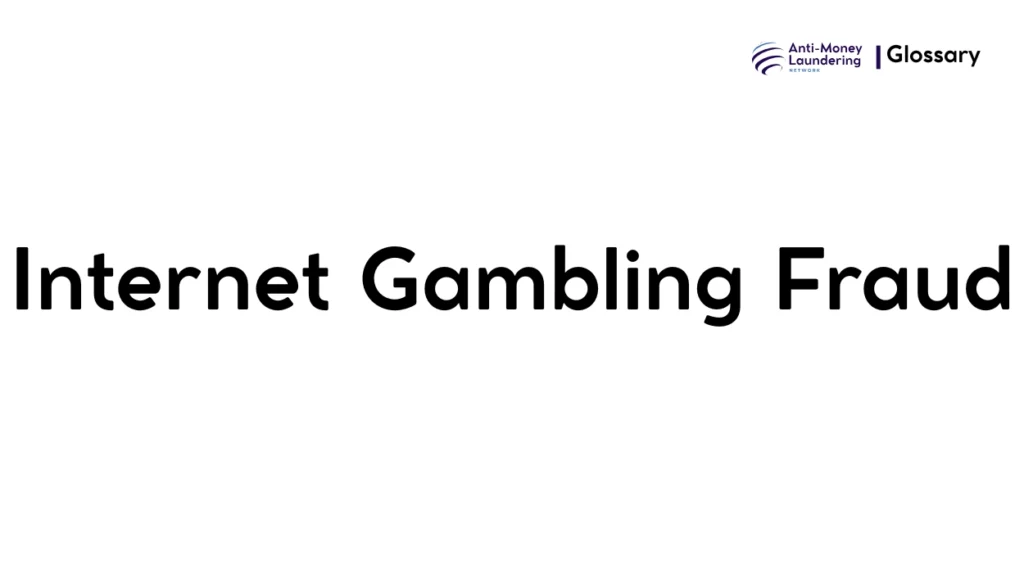 Internet Gambling Fraud