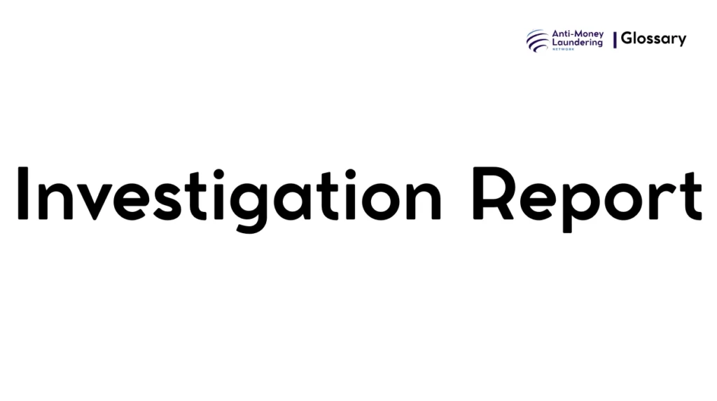 Investigation Report