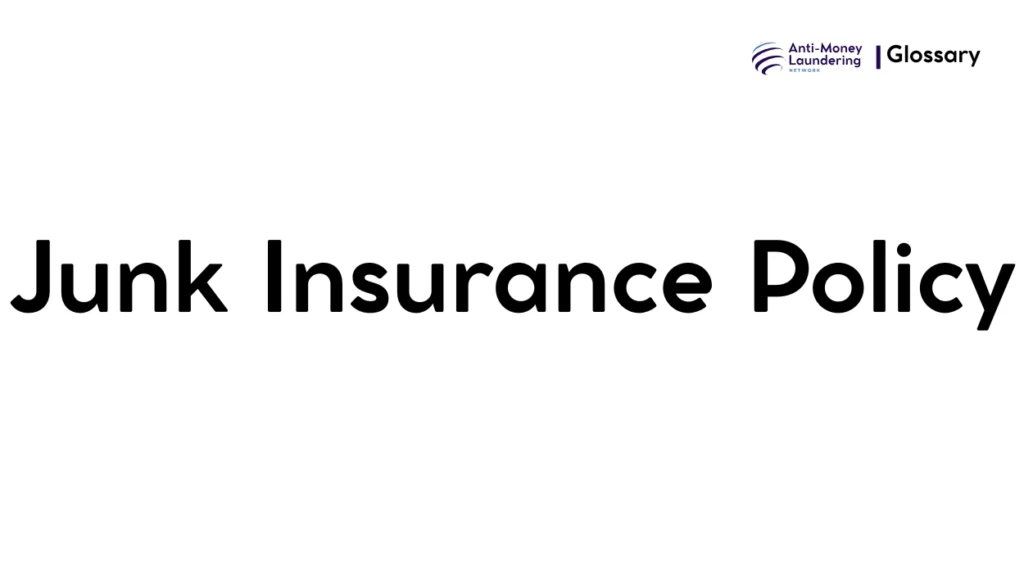 Junk Insurance Policy