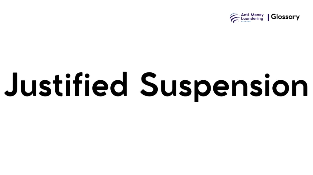 Justified Suspension