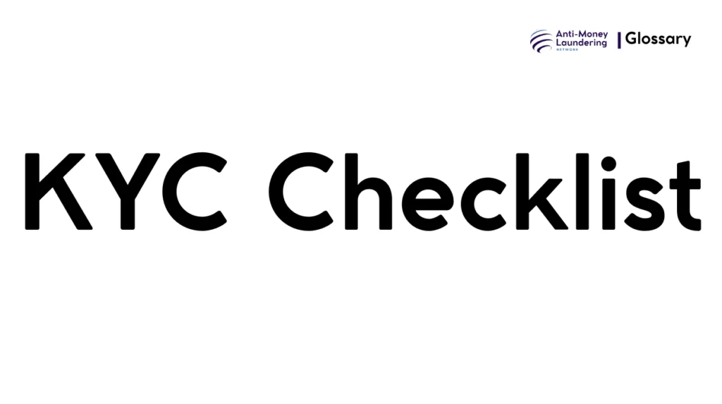 KYC Checklist